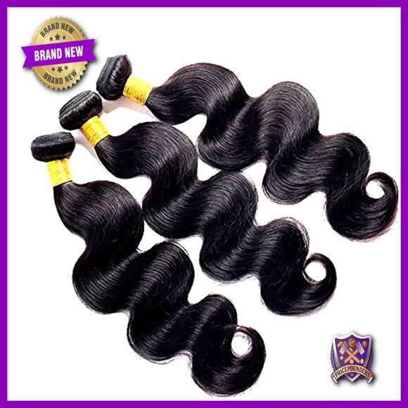 Brazilian Human Hair Body Wave Extensions 3 Bundles 28-32 Inch